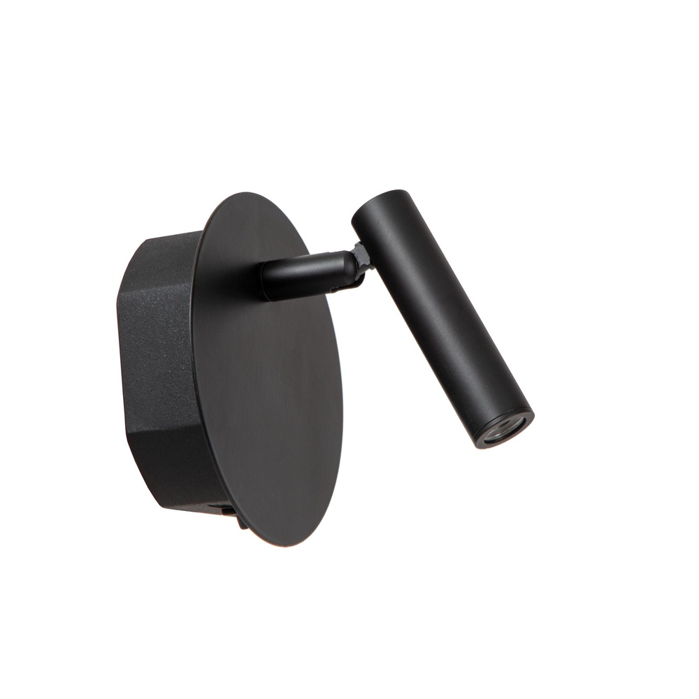 Lucide Magnetisch wandlampjeJolijn oplaadbaar zwart bedlampje - 77288/03/30